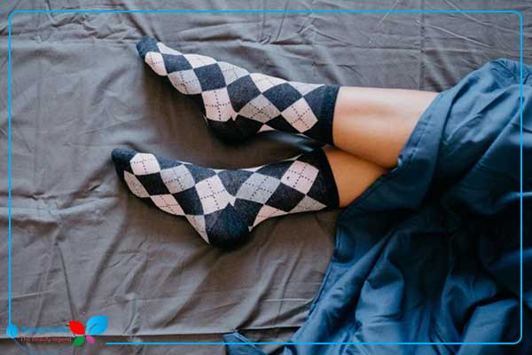Er det skadelige sokker eller capser mens du sover?