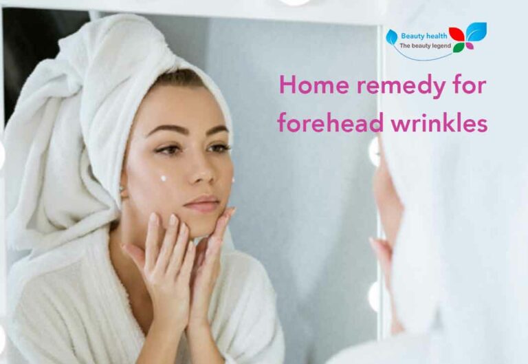 Home remedy for forehead wrinkles