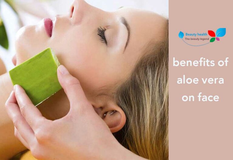 benefits of aloe vera on face