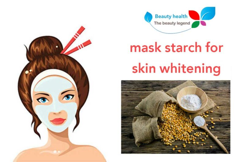 mask starch for skin whitening