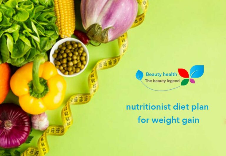 nutritionist diet plan for weight gain
