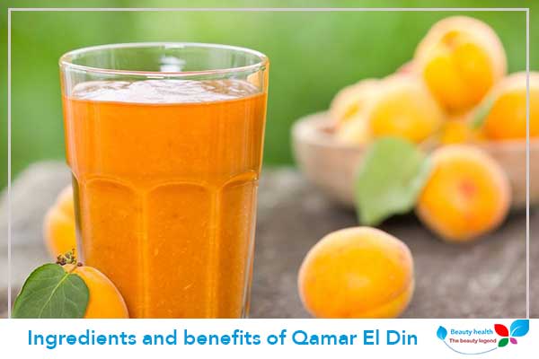 Ingredients and benefits of Qamar El Din