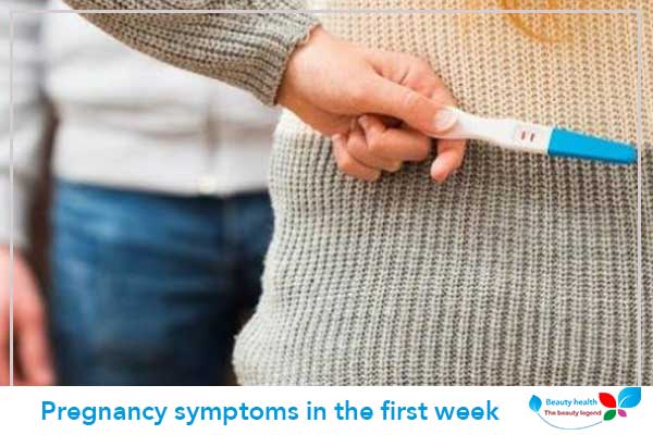 Pregnancy symptoms in the first week