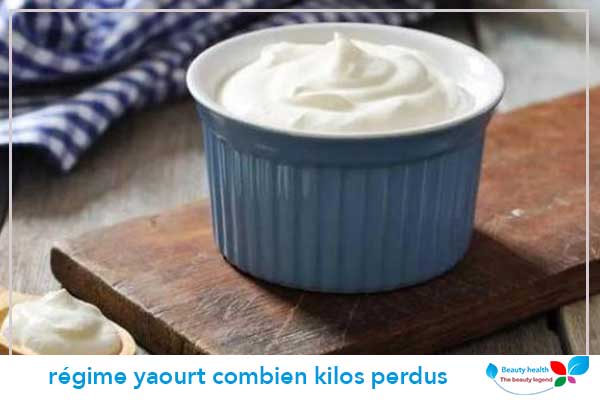 régime yaourt combien kilos perdus