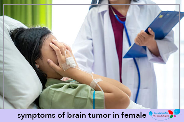 symptoms of brain tumor in female