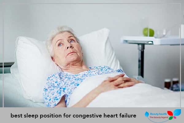 best sleep position for congestive heart failure