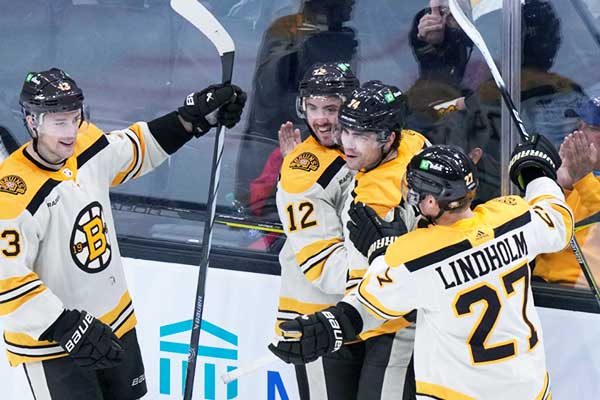 DeBrusk Dominates as Bruins Triumph over Maple Leafs in East 1st Round Opener