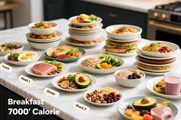 7000 calories diet