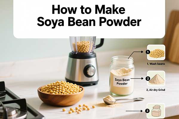 How to Make Soya Bean Powder for Weight Gain