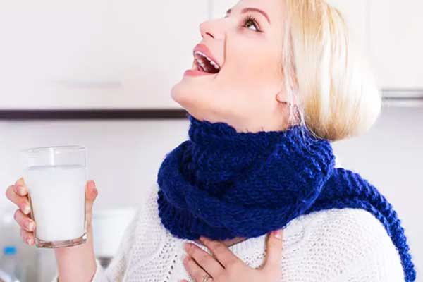 tonsillitis while breastfeeding