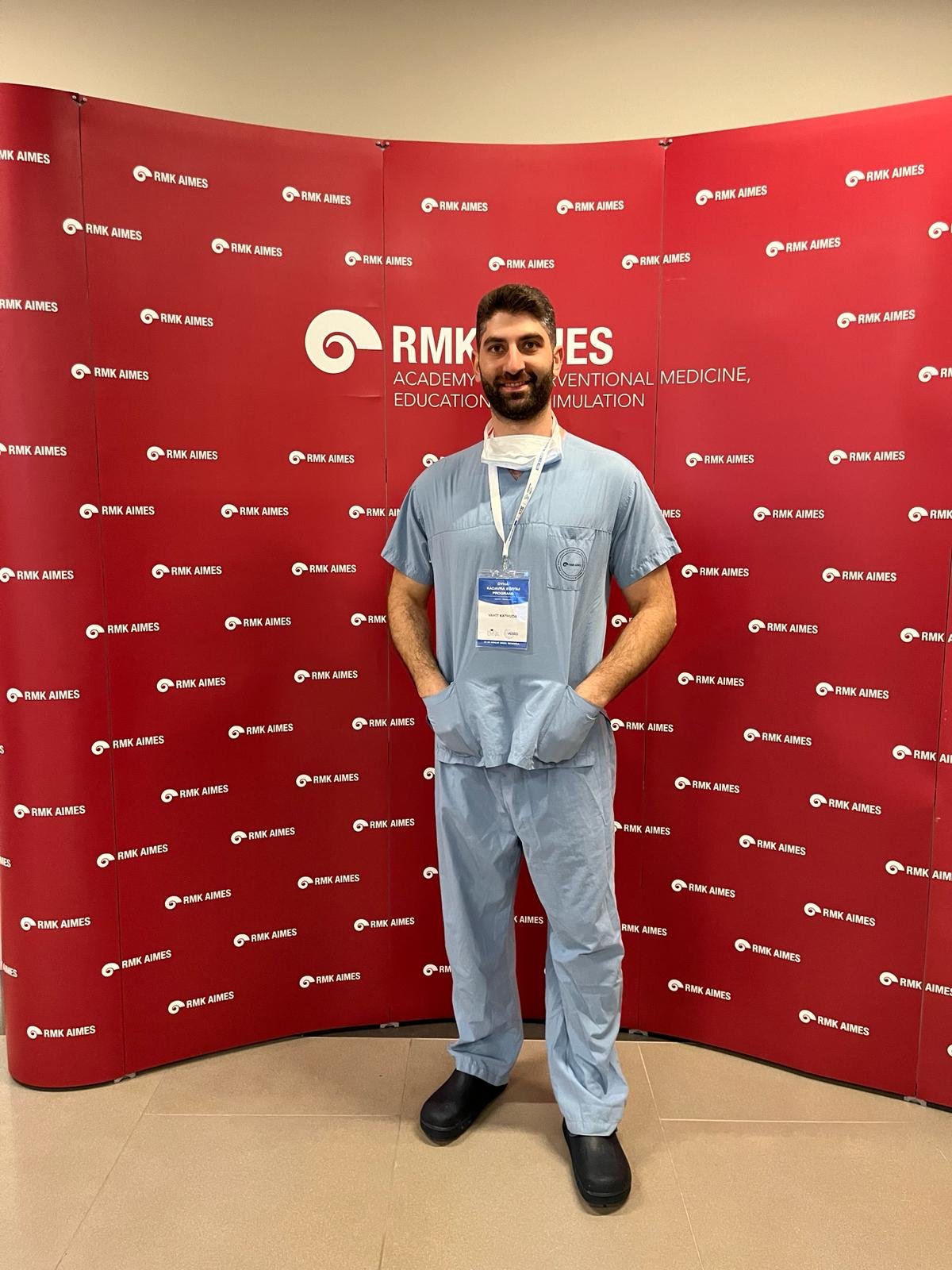 Dr Wahid Kathuda in the Istanbul dental clinic